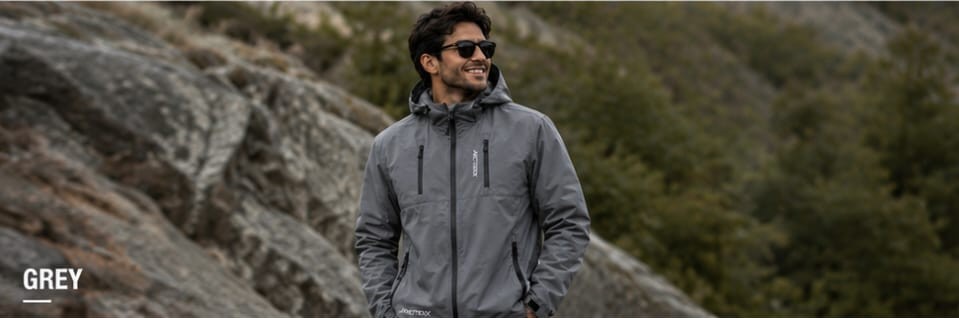 Men's Technical Windproof Outdoor Jacket (Slate Grey) preview 2